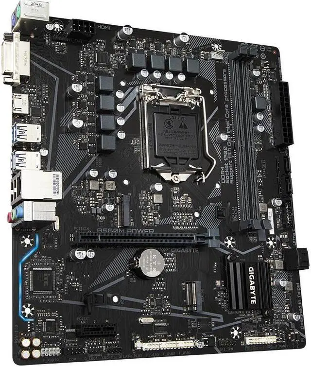 Alt view image 2 of 4 - GIGABYTE B560M POWER Intel B560 Ultra Durable Motherboard with Direct 6+2 Phases Digital VRM, Full PCIe 4.0* Design, Dual PCIe x4 M.2, GIGABYTE 8118 Gaming LAN, RGB FUSION 2.0, Q-Flash Plus - OEM