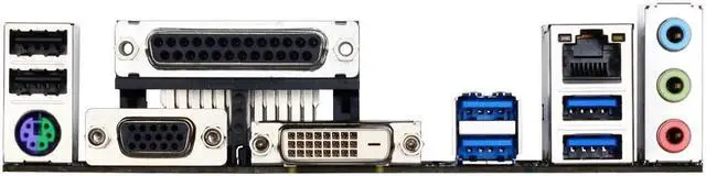 Alt view image 3 of 3 - Gigabyte B150M-D3V Motherboard LGA1151, DDR3, Parallel, M2 SATA, Intel B150
