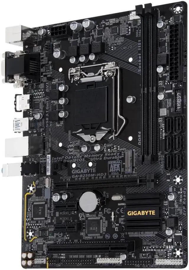 Alt view image 3 of 4 - GIGABYTE GA-B250M-HD3 Motherboard, Supports 7th/ 6th Generation Processor