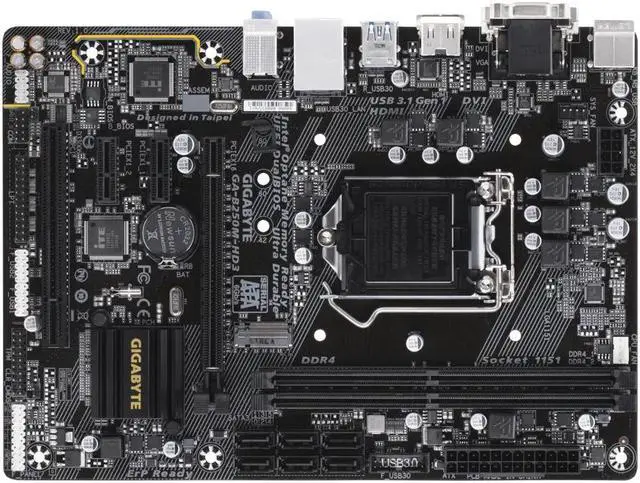 Alt view image 2 of 4 - GIGABYTE GA-B250M-HD3 Motherboard, Supports 7th/ 6th Generation Processor
