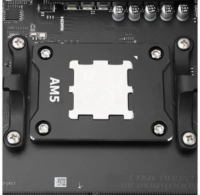 Alt view image 2 of 2 - CORN AM5 CPU Holder, Corrective Anti-Bending Fixing Frame, AM5 Full-fit Fixed Non-Marking Mounter, AM5 Anti-Bending Contact Frame, CPU Cooler Standard am5 Black