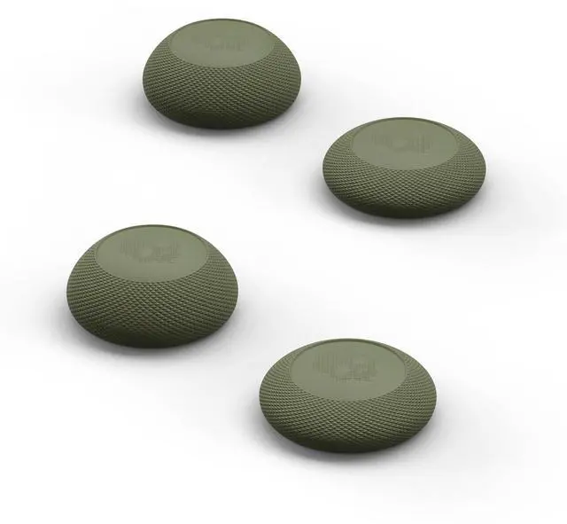 Main image of Skull & Co. Convex Thumb Grips Set: Skin, CQC Joystick Cap Analog Stick Cap for Nintendo Switch Pro Controller & PS5 / PS4 / Slim/Pro Controller- 2 Pairs (4pcs) Green