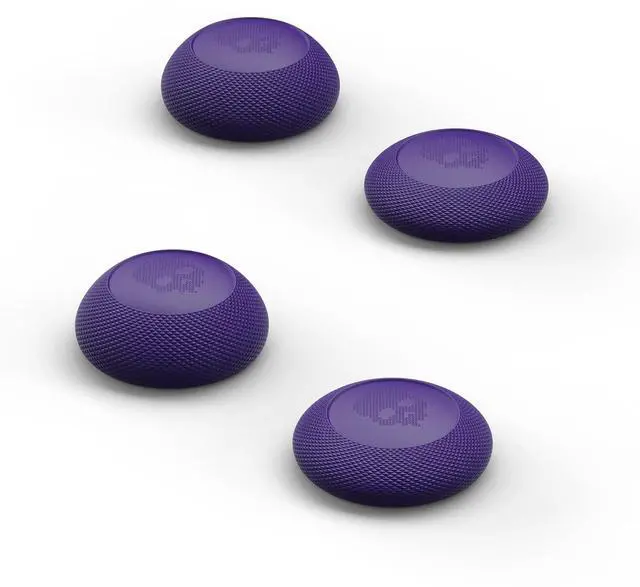 Main image of Skull & Co. Convex Thumb Grips Set: Skin, CQC Joystick Cap Analog Stick Cap for Nintendo Switch Pro Controller & PS5 / PS4 / Slim/Pro Controller-2 Pairs (4pcs) Purple