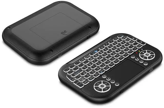 Alt view image 4 of 5 - CORN 2.4Ghz Mini Wireless Keyboard Full Screen Air Mouse Bluetooth Keyboard Touchpad Combo Remote Control for PC Win7/8/10 Android TV Set-up Box HTPC IPTV