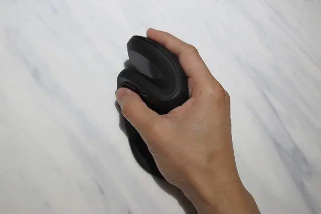 Alt view image 5 of 6 - Ergonomic Mouse, Perfect Grip Advanced Vertical Wireless Mouse 2.4GHz Optical Vertical Mice 5 Buttons for work Laptop, Desktop, PC - Black