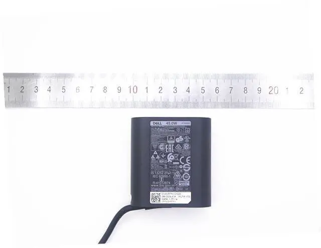 Alt view image 3 of 3 - FOR DELL New Replacement 45W USB Type-C for Dell XPS 12 (9250), 13 (9370), 13 (9380), 13 (7390) 2-in-1, 13 (9300), 13 (9365) 2-in-1, 13 (9310), 13 (9310) 2-in-1, 1J12J, 01J12J, 0P08C8, P08C8 HA45NM180