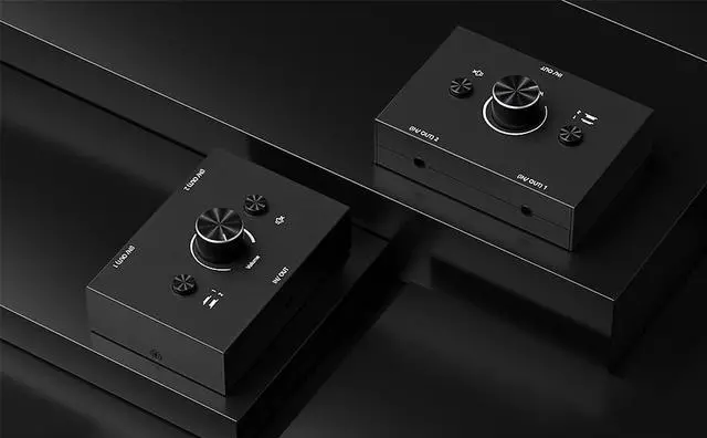 Alt view image 7 of 7 - 3.5mm Stereo Audio Switch Audio Switcher Passive Speaker Headphone Manual Selector Audio Sharing 2 In 1 Out /1 In 2 Out Noiseless Splitter Box