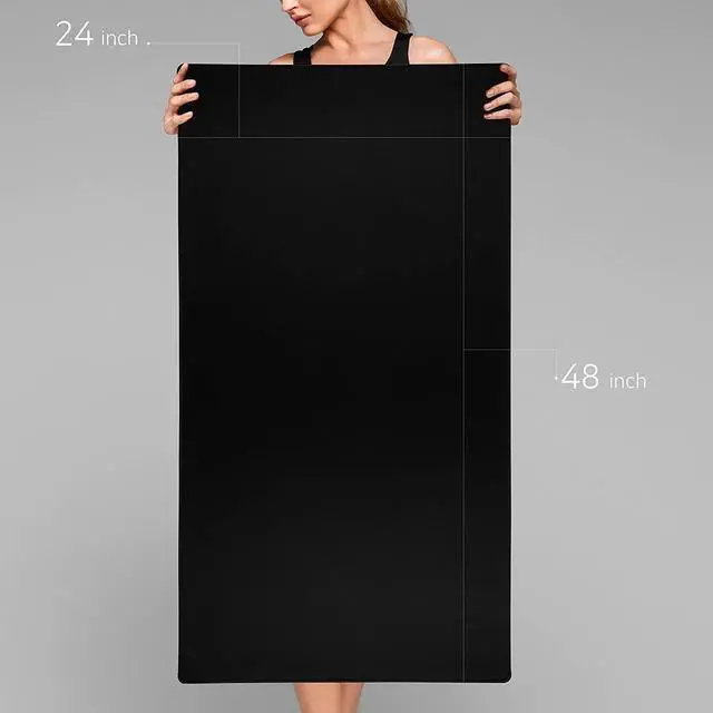 Alt view image 5 of 7 - 3XL Huge Mouse Pads Oversized (48''x24'') - Extra Large Gaming XXXL Mousepad for Full Desk - Super Thick Nonslip Rubber Base and Waterproof Desktop Keyboard Extended Mouse Mat (Black, XXX-Large)