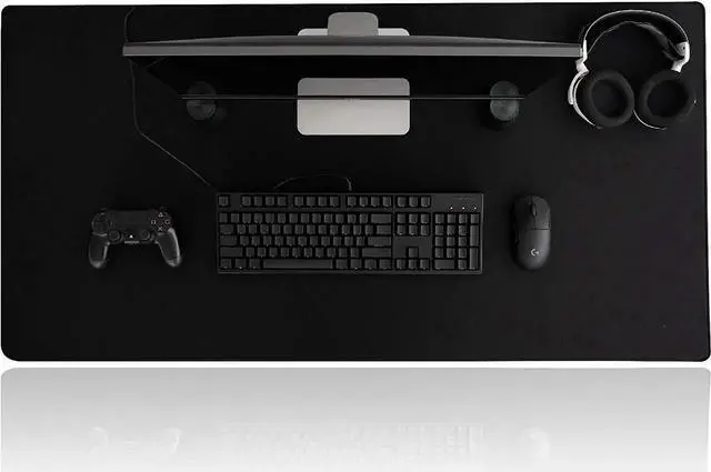 Alt view image 4 of 7 - 3XL Huge Mouse Pads Oversized (48''x24'') - Extra Large Gaming XXXL Mousepad for Full Desk - Super Thick Nonslip Rubber Base and Waterproof Desktop Keyboard Extended Mouse Mat (Black, XXX-Large)