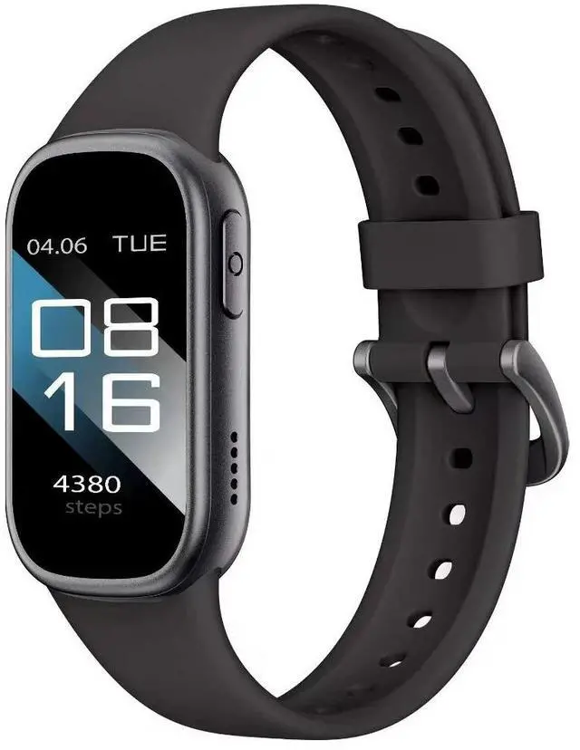 Main image of Fitness Tracker HR, Activity Tracker Watch with Heart Rate Monitor, Waterproof Smart Fitness Band with Step Counter, Pedometer Watch for Kids Women and Men-Black