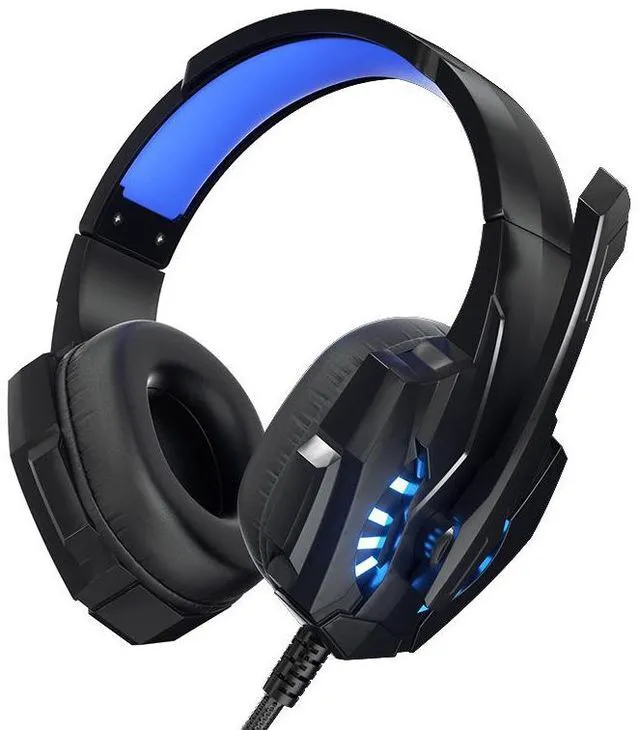 Main image of Corn G9000 Stereo Gaming Headset for PS4 PC Xbox One PS5 Controller, Noise Cancelling Over Ear Headphones with Mic, LED Light, 7.1 Surround Sound, Soft Memory Earmuffs for Nintendo Xbox Series X|S
