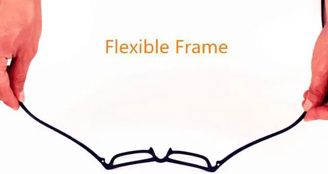 Alt view image 4 of 6 - CORN Optiks YJ-2 Full Rim Advanced Video Gaming Eyewear Glasses with Headset Compatibility and Amber Lens Tint, flexible Beta Memory Polymer. (Orange)