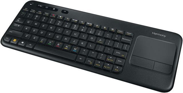 Alt view image 3 of 12 - Logitech K410 Harmony Smart Keyboard  2.4GHz Wireless Touch Keyboard (Logitech K400 Upgraded)
