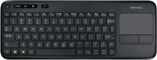 Alt view image 4 of 12 - Logitech K410 Harmony Smart Keyboard  2.4GHz Wireless Touch Keyboard (Logitech K400 Upgraded)