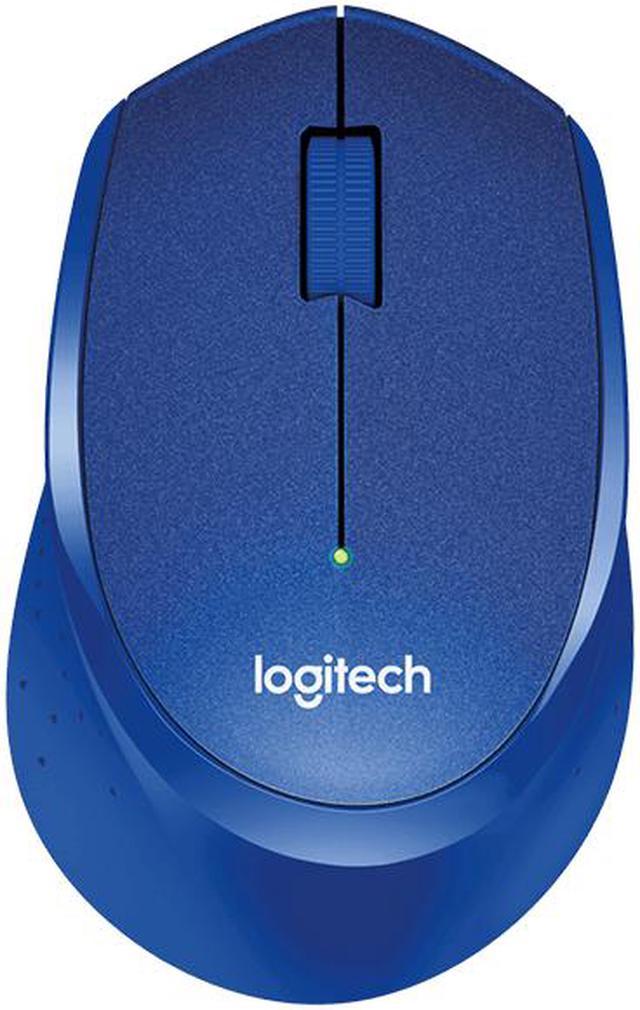 fure cilia margen Logitech M330 Silent Plus Wireless Large Mouse - Blue Mice - Newegg.com