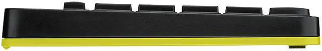 Alt view image 4 of 4 - Logitech RF Wireless Keyboard and Mouse Combo MK240 NANO Receiver 12 Function Keys 2.4GHz 1000DPI Both Hands Spill-resitant - Black/Yellow