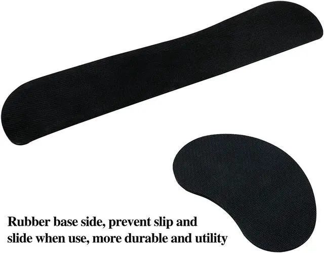 Alt view image 5 of 6 - Corn Electronics Memory Foam Non Slip Keyboard Wrist Rest Pad and Mouse Wrist Rest Support For Gaming,Office, Computer, Laptop, & Mac - Durable & Comfortable & Lightweight For Easy Typing&Pain Relief