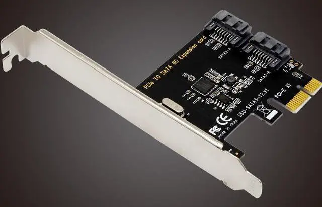 Main image of Corn Electronics 2 Port SATA III PCI-Express x1 Converter Adapter Card