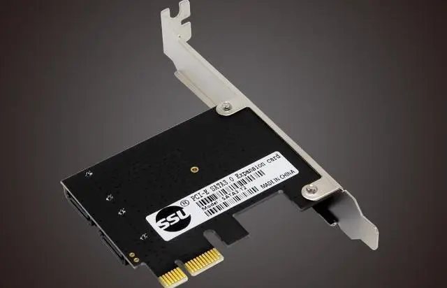 Alt view image 4 of 4 - Corn Electronics 2 Port SATA III PCI-Express x1 Converter Adapter Card