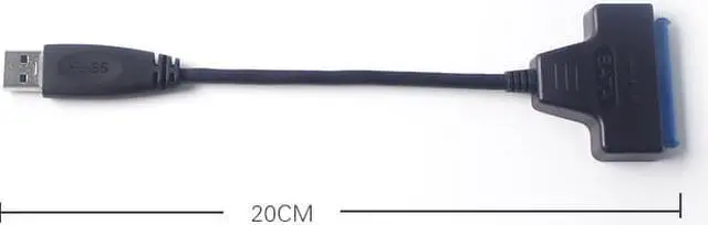 Alt view image 4 of 4 - Corn Electronics USB 3.0 to 2.5" SATA III Hard Drive Adapter Cable w/ UASP - SATA to USB 3.0 Converter for 2.5" SSD/HDD