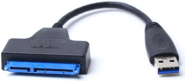 Main image of Corn Electronics USB 3.0 to 2.5" SATA III Hard Drive Adapter Cable w/ UASP - SATA to USB 3.0 Converter for 2.5" SSD/HDD