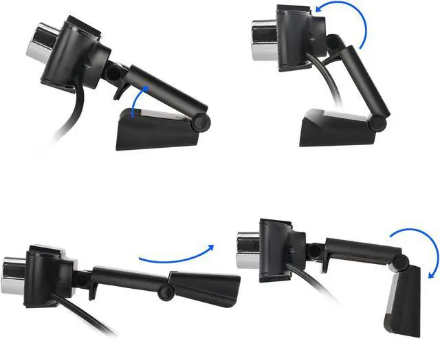 Alt view image 4 of 7 - CORN Eagle Eye 480P PC Web Camera USB 2.0 - Video Record HD Webcam With Built-in 10M Microphone MIC For Computer PC Laptop Skype MSN Auto Focus 30 Degrees Rotation