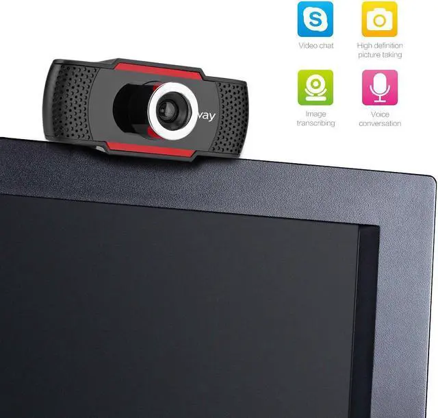 Alt view image 6 of 7 - CORN Eagle Eye HD Pro Webcam, Widescreen Video Calling and Recording, 720p Camera, Desktop or Laptop Webcam