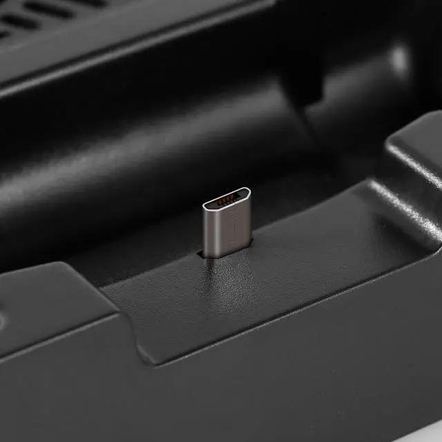 Alt view image 5 of 6 - CORN PS4 Vertical Stand with Cooling Fan - Controller Charging Station with Dual Charger