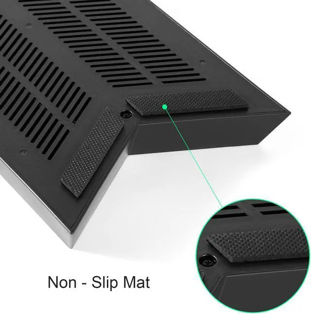 Alt view image 6 of 6 - CORN PS4 Vertical Stand with Cooling Fan - Controller Charging Station with Dual Charger