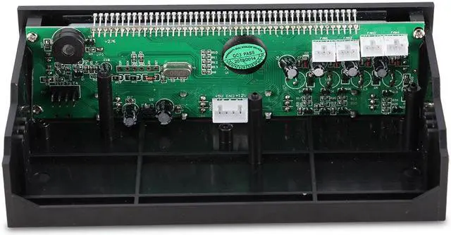 Alt view image 6 of 7 - CORN STW-6041 PC 5.25 Inch Drive Bay Full Brushed Aluminum 4 Channel PWM Fan Controller with LCD Screen