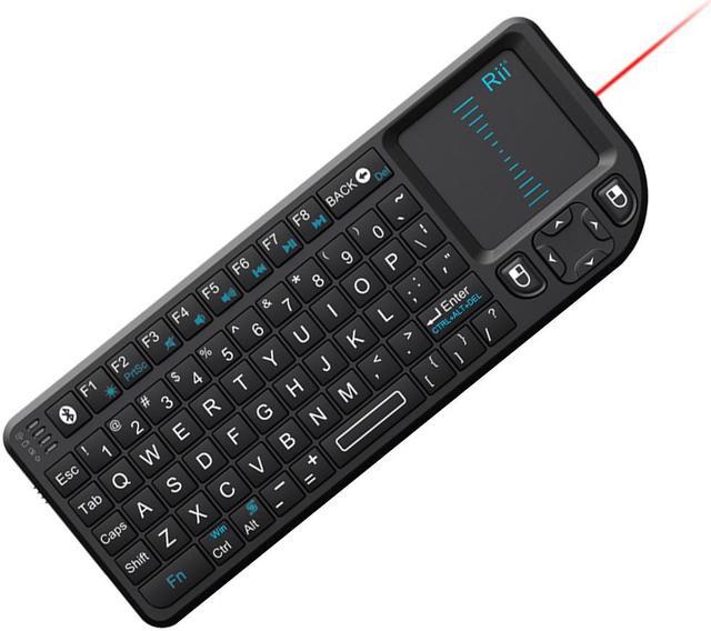 Rii Mini Bluetooth Keyboard with Mouse and Laser Pointer