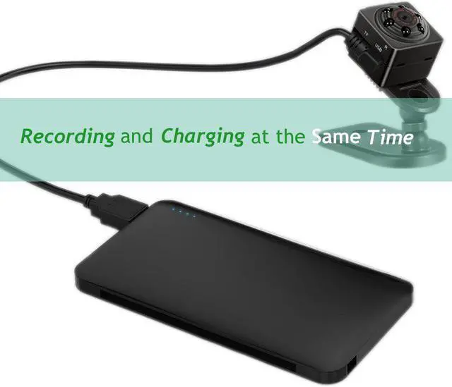 Alt view image 2 of 6 - CORN Mini Spy Hidden Camera - 1080P Portable Spy Video Recorder Camera with Night Vision,Motion Detection,Indoor/Outdoor Use