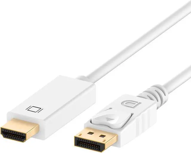 Main image of CORN Gold Plated Display Port to HDMI HDTV Cable 6 Feet (DP to HDMI) 1920x1200 / 1080P Full-HD 1.8M Male AV Cable Adaptor LCD PC Laptop DisplayPort Latching Male (6FT)