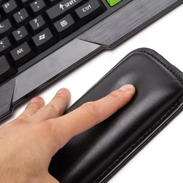 Alt view image 4 of 4 - Corn Electronics Keyboard Wrist Rest Pad Ergonomic Laptop Computer Keyboard Wrist Rest Pad Support Cushion for PC Gaming(14.5 inch x 3.2 inch)