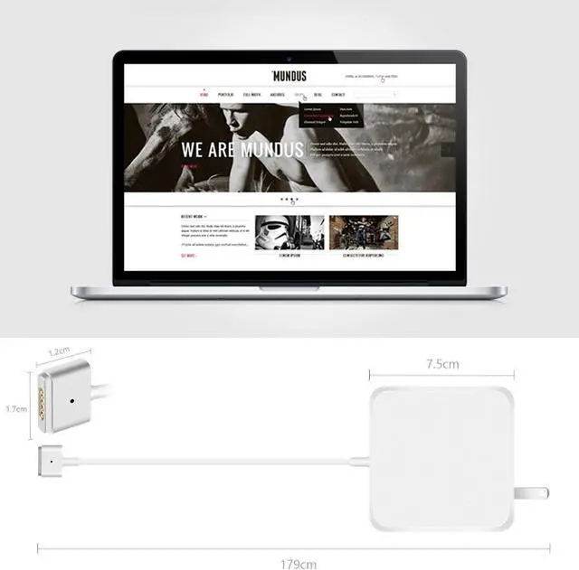Alt view image 4 of 6 - Corn Electronics Macbook Air Charger, 45W T-Tip Power Adapter Ac Charger for Macbook Air 11 inch and 13-inch (After Mid 2012 Models)