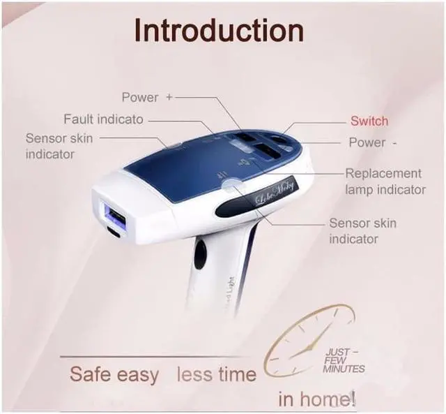 Alt view image 4 of 5 - Corn Electronics Portable Laser Epilators Hair Removal Machine for Whole Body