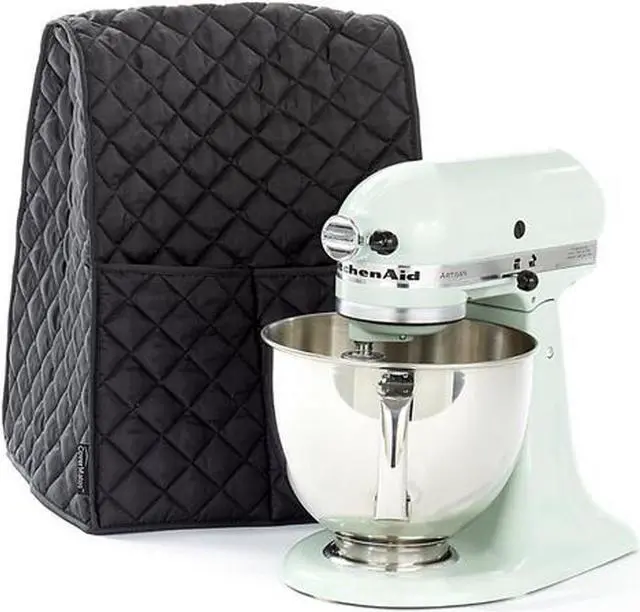 Alt view image 7 of 7 - Corn Electronics Stand Mixer Cover Dust-proof with Organizer Bag for Kitchenaid Mixer (Black)