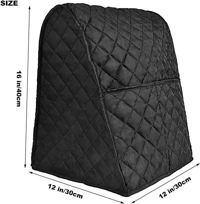 Alt view image 3 of 7 - Corn Electronics Stand Mixer Cover Dust-proof with Organizer Bag for Kitchenaid Mixer (Black)
