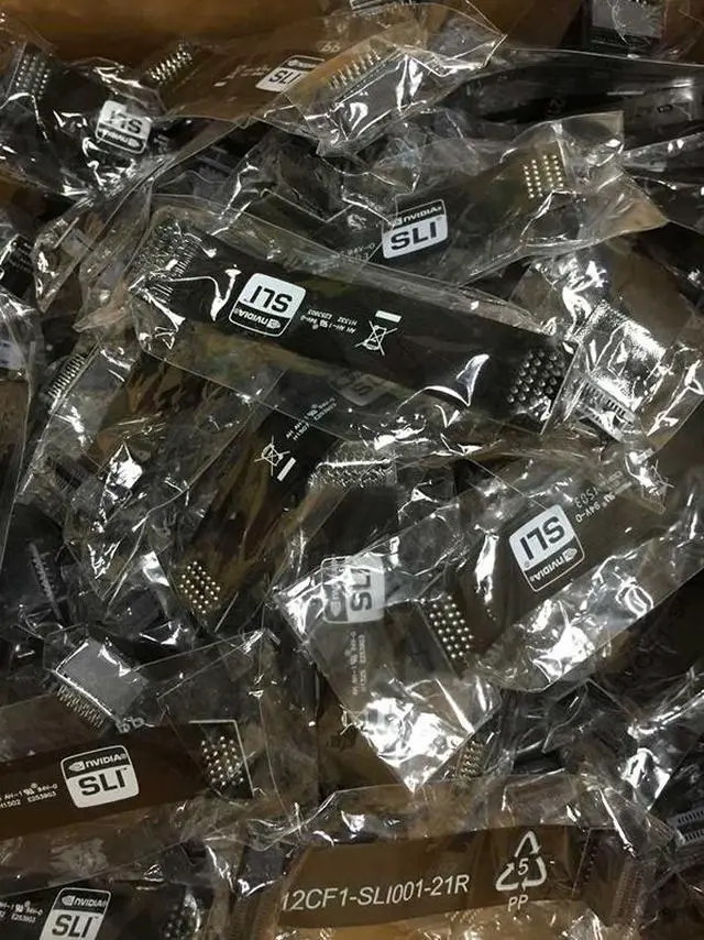 Alt view image 3 of 3 - Nvidia Sli Flexible Cable 100mm Long Compatible with ASUS/MSI/GIGABYTE ETC Nvidia GPU