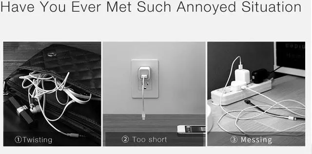 Alt view image 2 of 7 - CORN 3 in 1 Micro USB Type C 8 Pin USB Cable for iPhone X 8 7 6 Cross Design Retractable 100cm USB Cable for Xiaomi Huawei