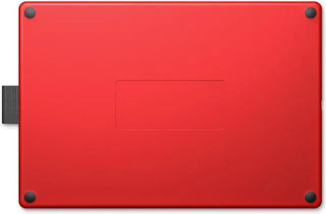 Alt view image 3 of 7 - WACOM One By CTL-472/K0-CX Small 6-inch x 3.5-inch Graphic Tablet Pen Pressure Levels 2048 (Red and Black)