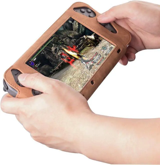 Alt view image 3 of 7 - Nintendo Switch Protective Leather Case With Screen Protector - Life Changes Street Style