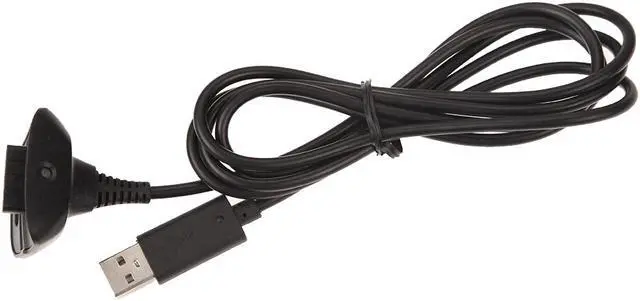 Main image of CORN 1.5m USB Game Controller Charging Cable Wireless Controller Black USB Gamepad Joystick Power Supply Charger Cable for Xbox 360