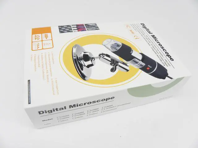 Alt view image 7 of 7 - CORN 40 to 1000x Magnification Endoscope 2MP 8 LED USB 2.0 Digital Microscope Mini Camera with Metal Stand Compatible with Mac 10.5/Win7/8/10/Android with OTG/Linux