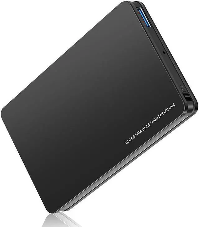 Alt view image 2 of 7 - CORN Hard Drive Enclosure Aluminum Case USB 3.0 to 2.5 inch External Docking Station Disk Cover SATA I/II/III/HDD and SSD [Support UASP and 4TB Drives](Black)