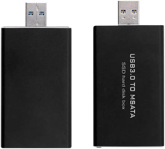 Alt view image 3 of 3 - CORN 5Gbps USB 3.0 to mSATA SSD Enclosure Hard Disk Adapter