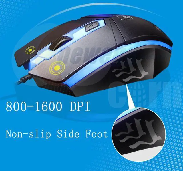 Alt view image 5 of 6 - CORN New Mechanical Feeling Multicolor Backlit Wired Gaming Keyboard And 1600 DPI Mouse Combo Keyboard and Mouse Set