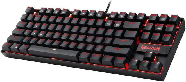 Alt view image 3 of 7 - Mechanical Gaming Keyboard and Mouse, Mouse Pad,PC Gaming Headset with Microphone Combo, Redragon K552-BB Gaming Mouse LED Backlit 87 key Mechanical Gaming Keyboard Blue Switches Gaming Mouse Pad