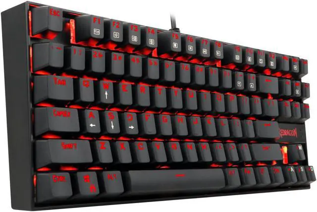 Alt view image 2 of 7 - Mechanical Gaming Keyboard and Mouse, Mouse Pad,PC Gaming Headset with Microphone Combo, Redragon K552-BB Gaming Mouse LED Backlit 87 key Mechanical Gaming Keyboard Blue Switches Gaming Mouse Pad