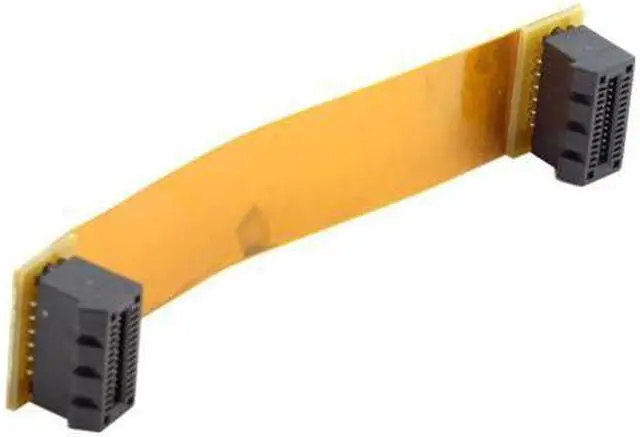 Alt view image 3 of 6 - Nvidia SLI Crossfire Interconnect Bridge Flex  PCI-E  Female to Female Cable